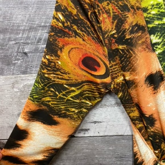 GOTSTYLE Animal Print Travel Resort Long Dress - Size: L - MI USA - **EUC** - Picture 3 of 5